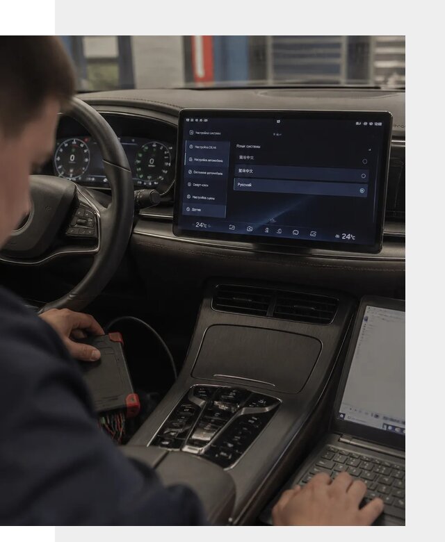 Русификация автомобиля BYD HAN для эксплуатации в Нижнем Тагиле